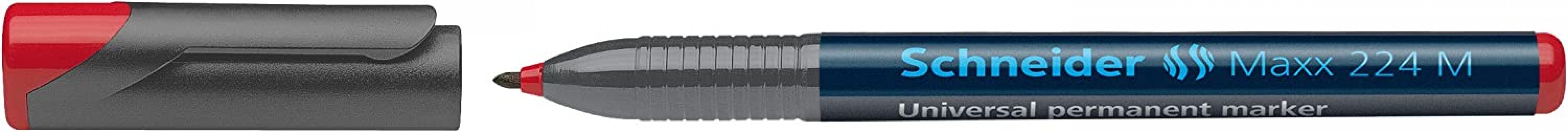 Schneider Maxx 224 M Asetat Kalemi Kırmızı
