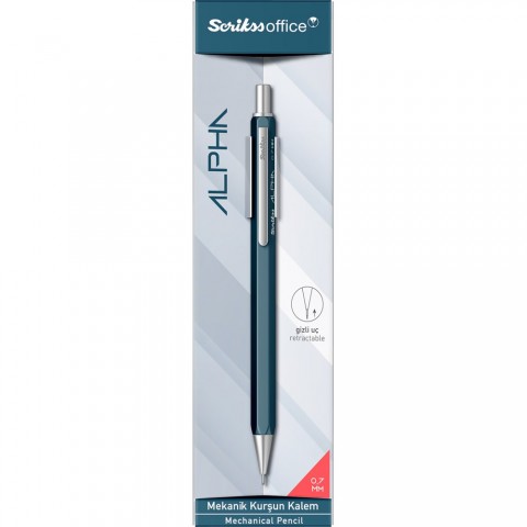 Scrikss Alpha 0.7mm Mekanik Kurşun Kalem Mavi /