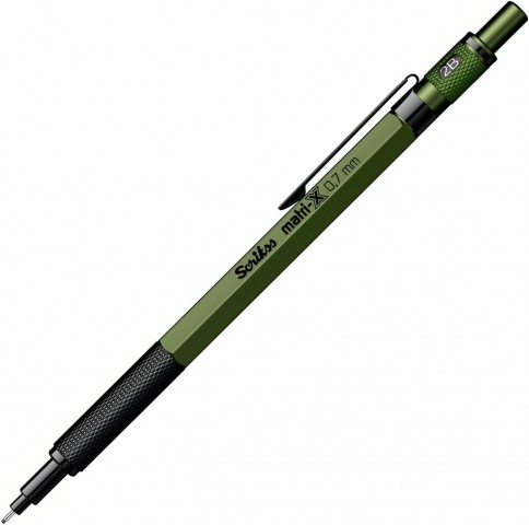 Scrikss Matrix 0.7mm Mekanik Kurşun Kalem Haki