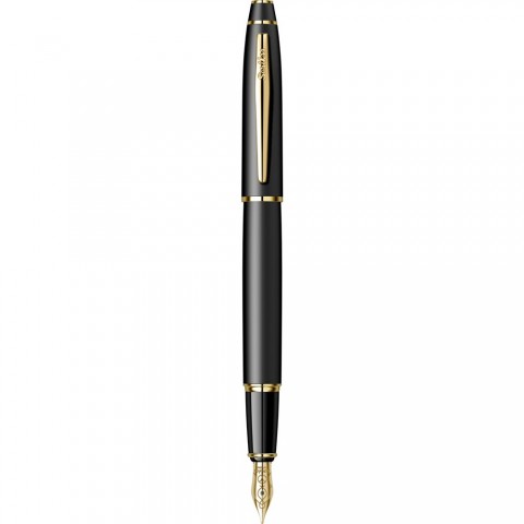 Scrikss Noble 35 Dolma Kalem Mat Siyah Altın ,M Uç