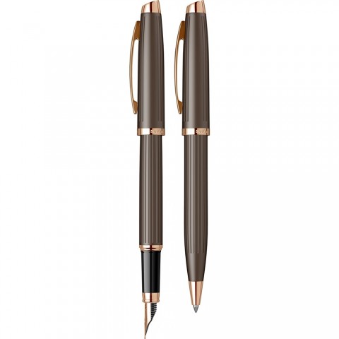 Scrikss Oscar 39 Tükenmez + Dolma Kalem Rose Gold