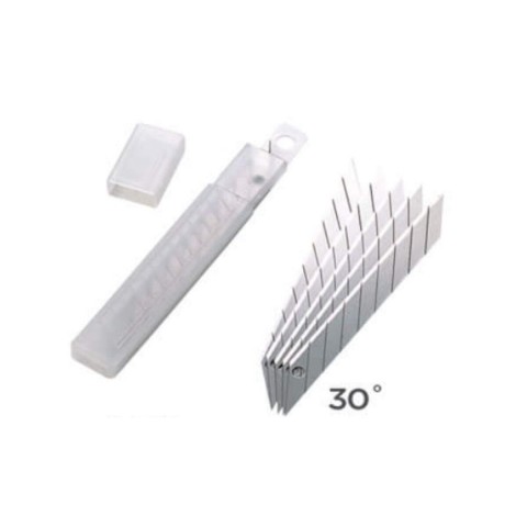 SDI Maket Bıçağı Yedeği 30 Derece Eğimli Dar 10'lu Kutu / 1361