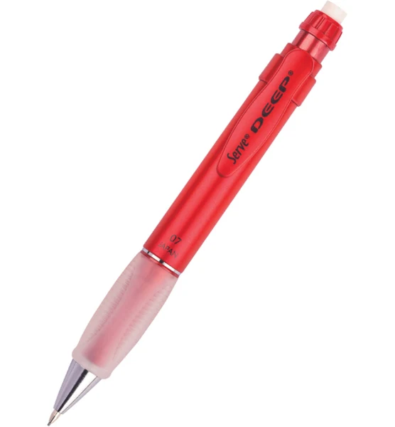 Serve Deep Mekanik Kurşun Kalem 0.7mm Metalik Lav Kırmızı