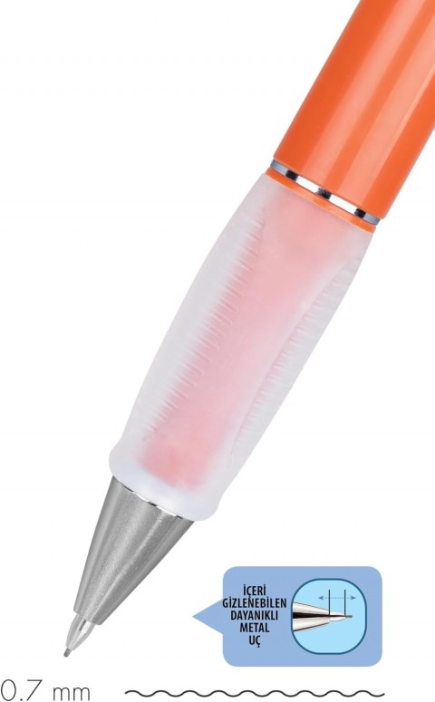 Serve Deep Natural Colors 0.7mm Mekanik Kurşun Kalem - Kiremit