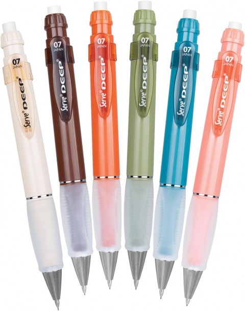 Serve Deep Natural Colors 0.7mm Mekanik Kurşun Kalem - Toprak Kahverengi