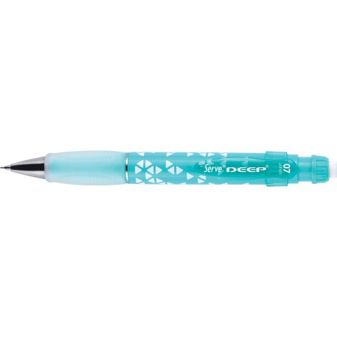 Serve Deep Üçgen Baskılı Versatil Kalem 0.7mm - Mint Yeşili