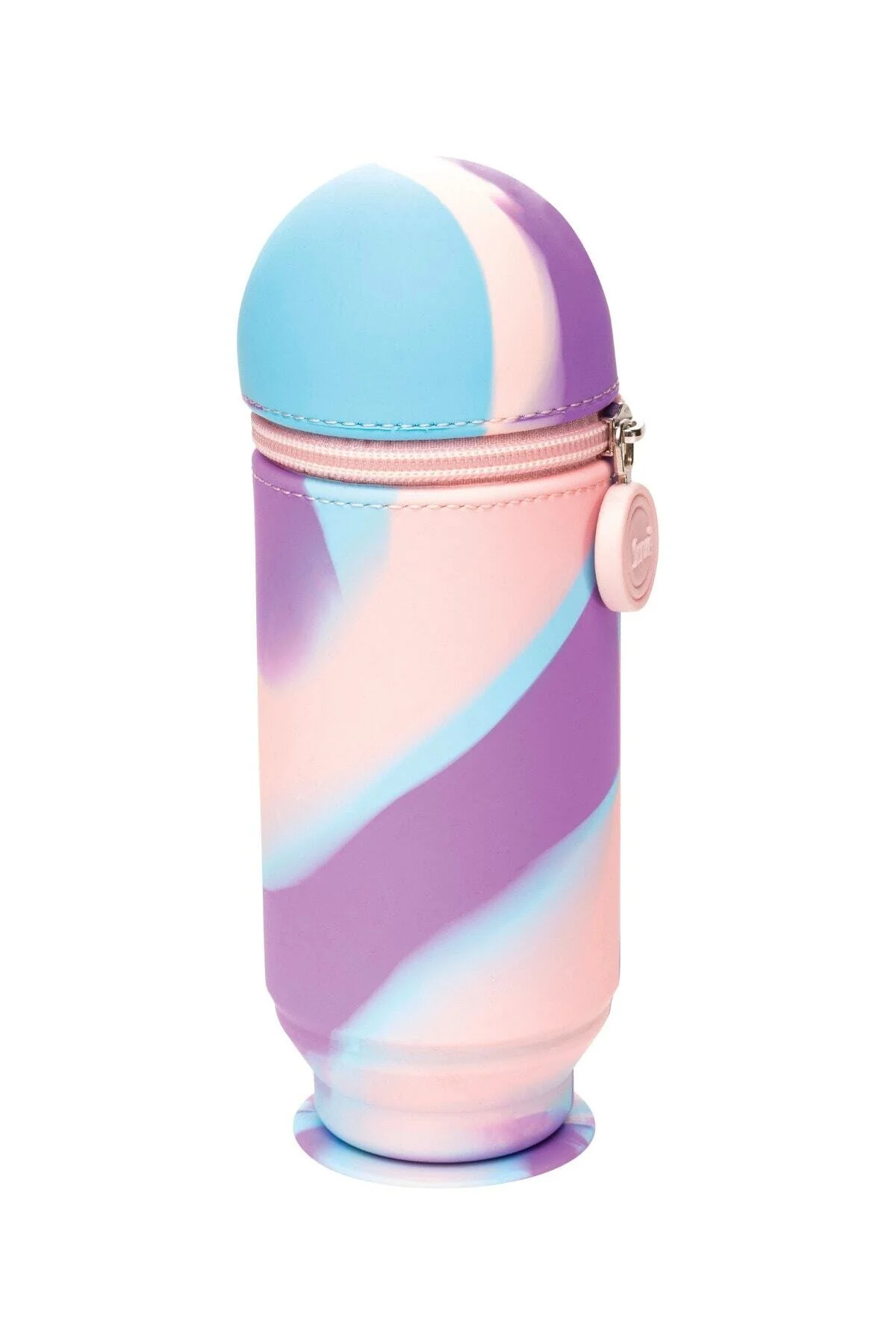 Serve Hoop Silikon Kalemlik Gökkuşağı Pembe Mor