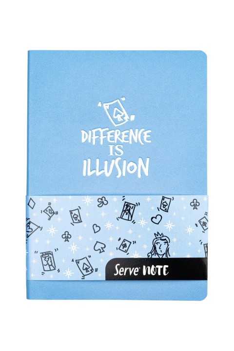 Serve Note 15x21cm 120yp Çizgili Defter Gök Mavi