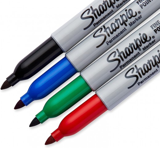 Sharpie Fine 4'lü Yuvarlak Uç Permanent Markör Standart Renkler Set / 169734