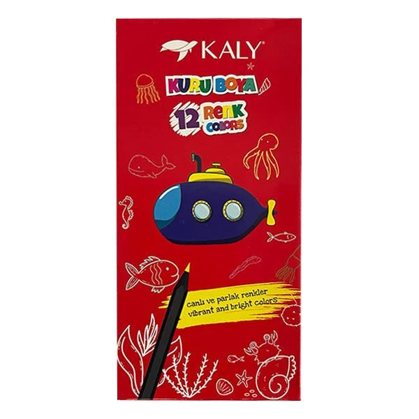 Silka Kaly 12'li Karton Kutu Kuru Boya / ART.612