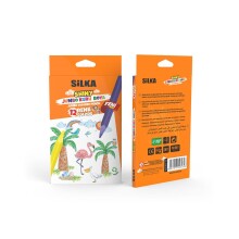 Silka Shiny Jumbo 12'li Karton Kutu Kuru Boya / ART.612