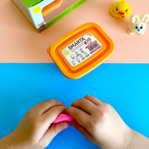 Smarta Kids Modelling Clay 70gr Hava İle Kuruyan Modelleme Hamuru Neon Yeşil / 30000044