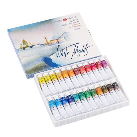 St. Petersburg White Nights 24x10ml Tüplü Sulu Boya Seti