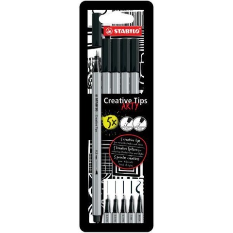 Stabilo Arty Creative Tips 5'li Teknik Çizim Kalem Seti / 89/5-1-20