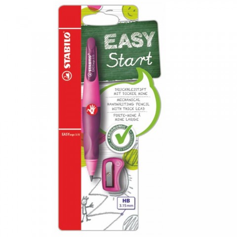 Stabilo EASYergo 3.15mm Sağ El Kalemi -  Pembe/Lila / 51010327