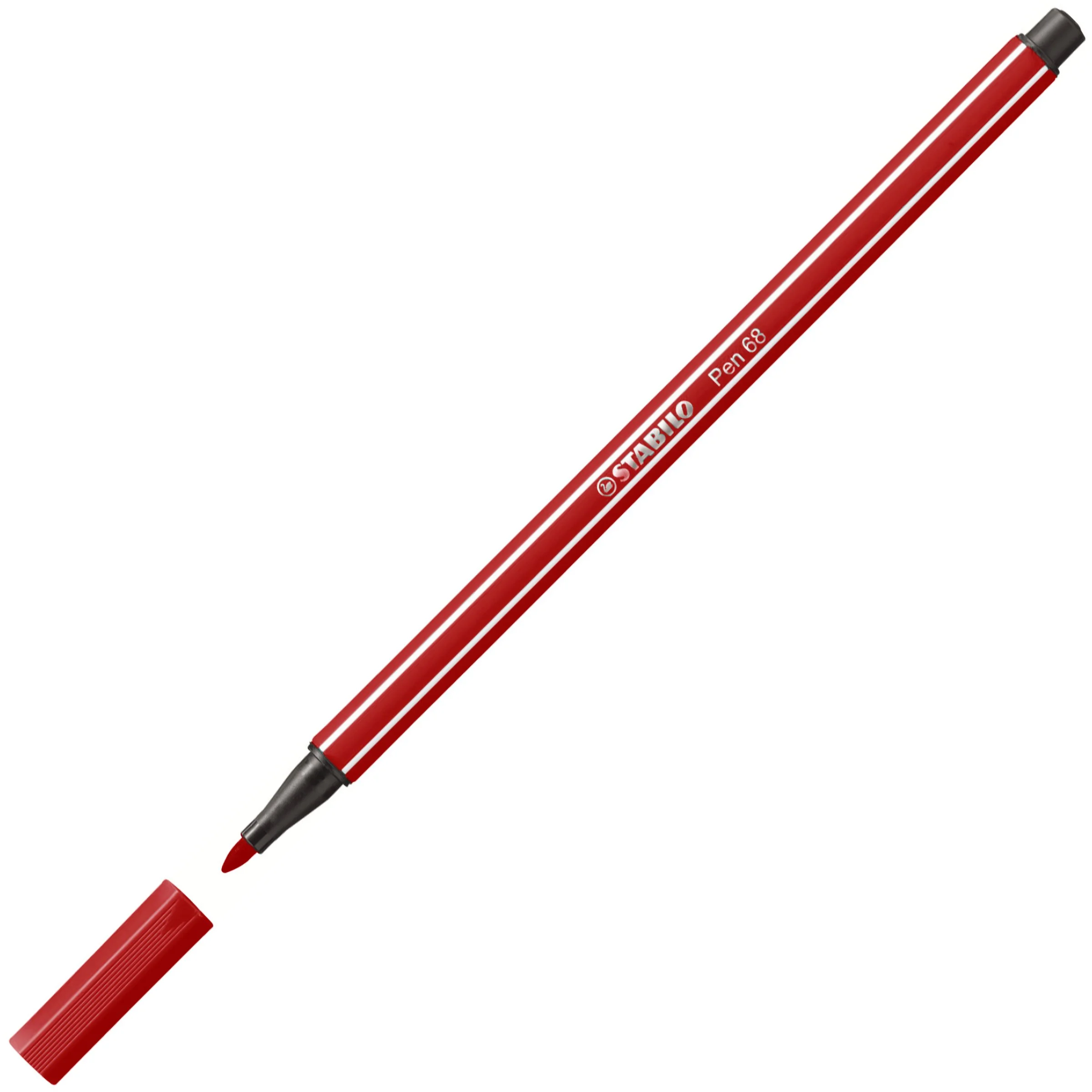 Stabilo Pen 68 1.0mm Keçe Uçlu Kalem  68/50 Koyu Kırmızı