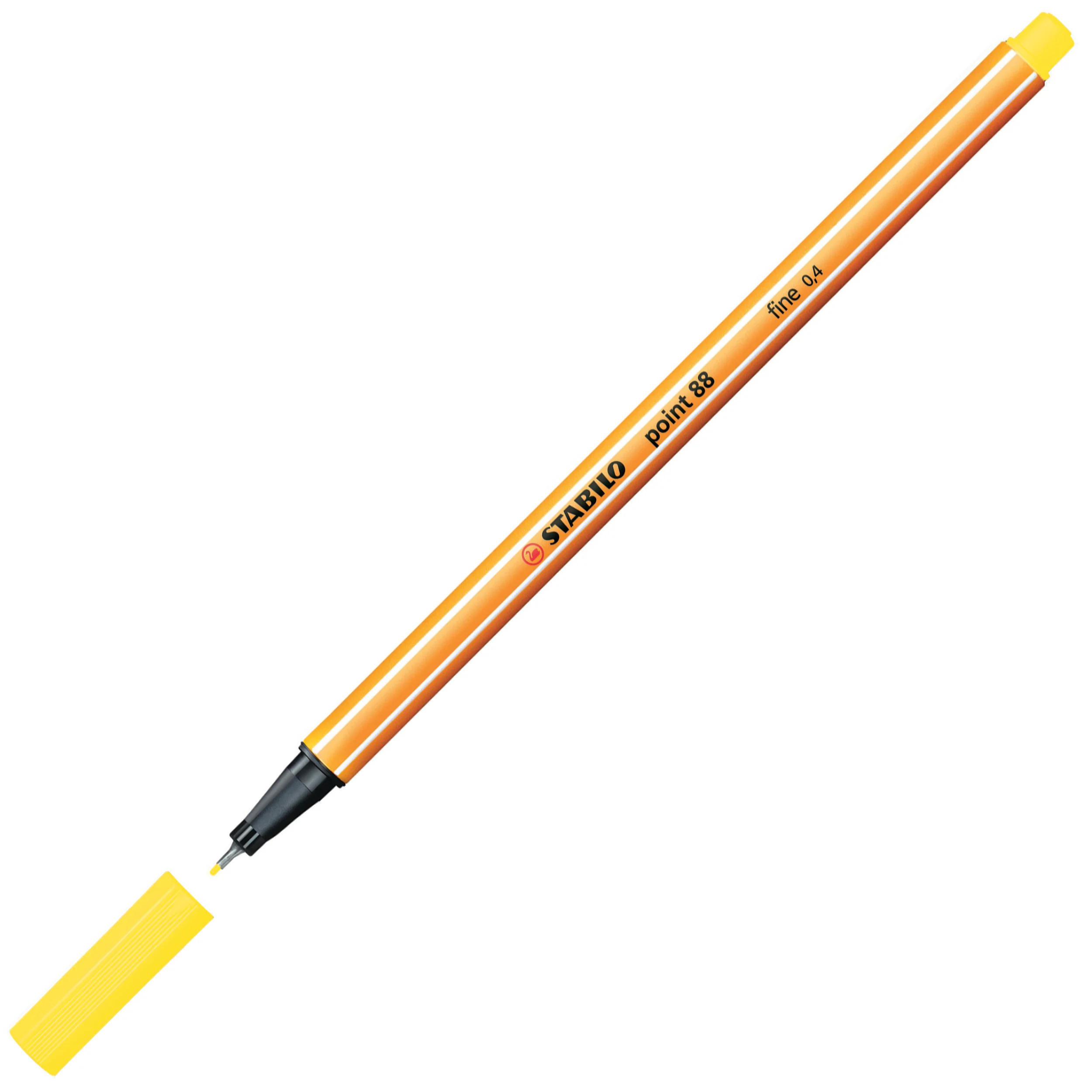 Stabilo Point 88 Fineliner 0.4mm Keçe Uçlu Kalem 88/024 Floresan Sarı