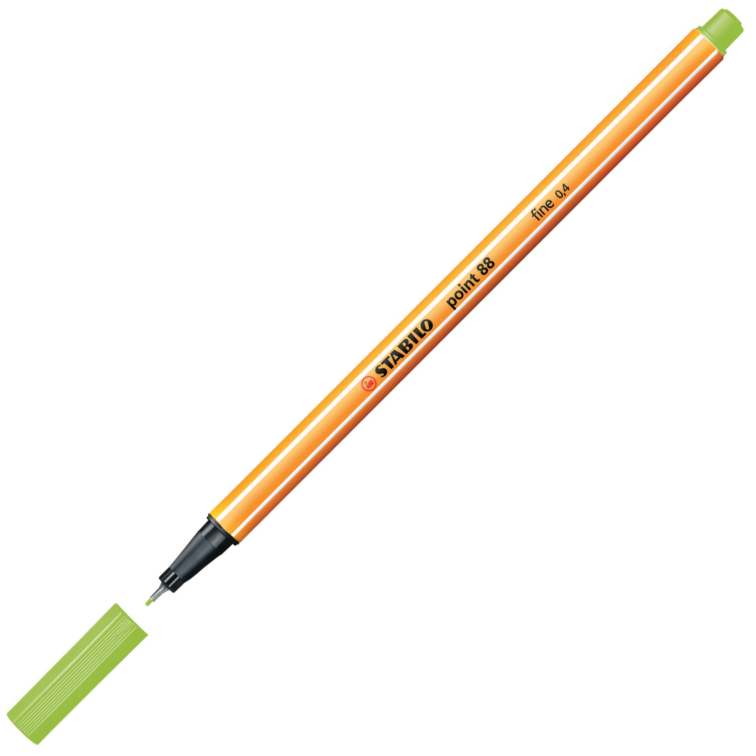 Stabilo Point 88 Fineliner 0.4mm Keçe Uçlu Kalem  88/033 Floresan Yeşil