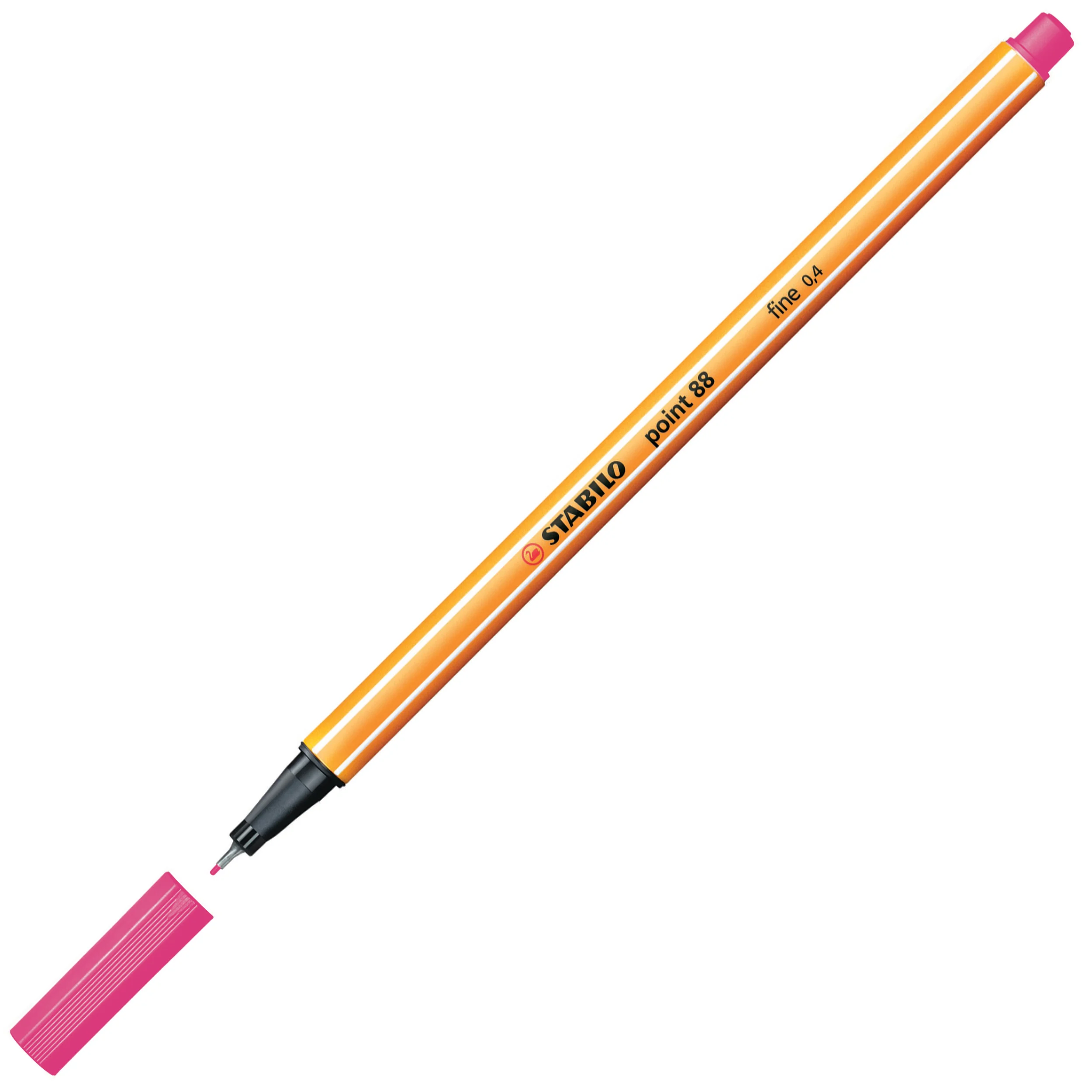 Stabilo Point 88 Fineliner 0.4mm Keçe Uçlu Kalem 88/056 Floresan Pembe