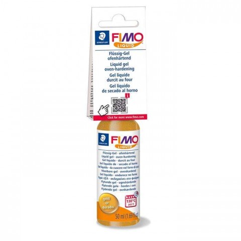 Staedtler Fimo Liquid Gel Sıvı Jel 50 ml Altın / 8050-11 Staedtler Fimo Liquid Gel Sıvı Jel 50 ml Altın / 8050-11