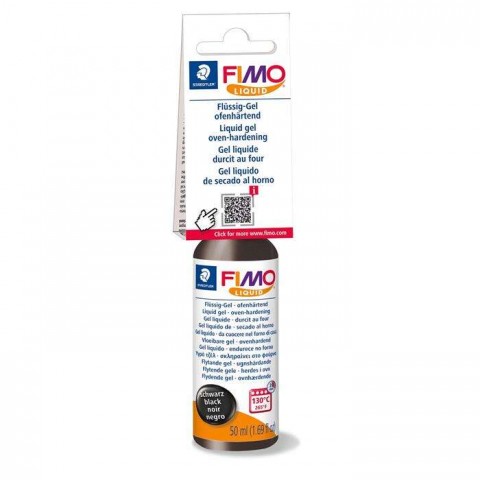 Staedtler Fimo Liquid Gel Sıvı Jel 50 ml Siyah / 8050-09