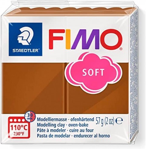 Staedtler Fimo Polimer Kil 57gr Soft Modelleme Kili Karamel / 8020-7 07