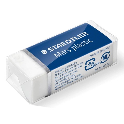 Staedtler Mars Plastic (40x19x13 mm) Küçük Boy Silgi / 526 30