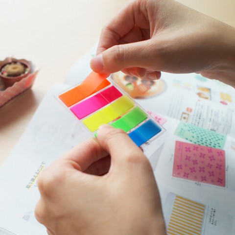 Stickn 5 Renk Film İndex Ayraç Neon Renkler