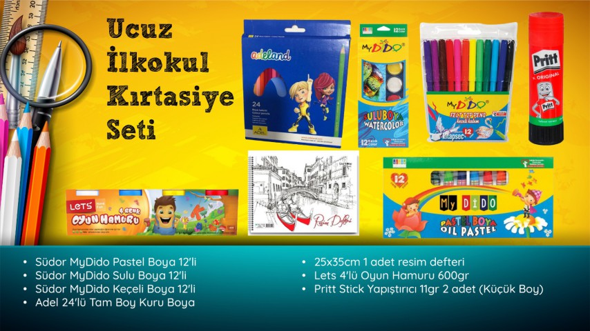 Südor-Adel Ucuz İlkokul Kırtasiye Seti