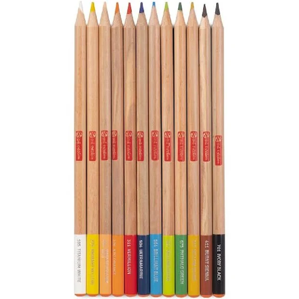 Talens Art Creation Colour Pencils 12'li Sanatsal Kuru Boya Kalem Seti / 9028012M