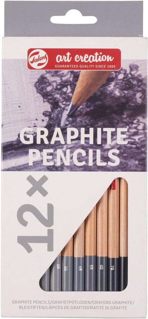Talens Art Creation Graphite Pencils 12'li Dereceli Kalem Seti / 9020124M