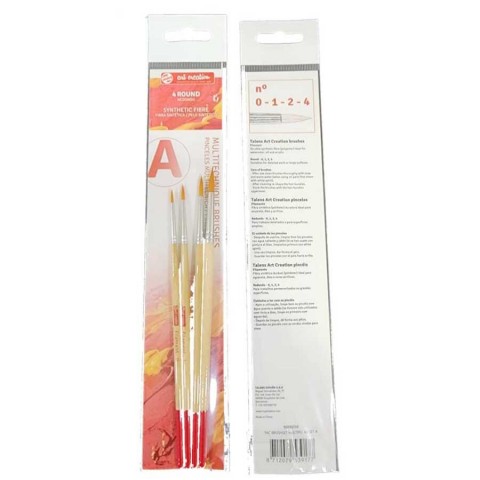 Talens Art Creation Multi Teknik Fırça Seti 4'lü Set - A / RT9099001M
