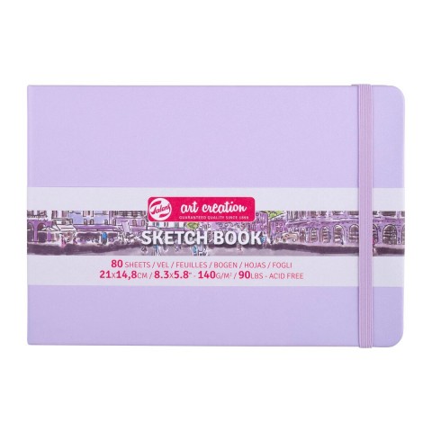 Talens Art Creation Sketch Book 21x14.8cm 140gr 80yp Sert Kapak Eskiz Defteri Eflatun/ RT9314135M