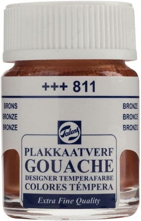Talens Gouache Jar 16ml Guaj Boya Bronze /811