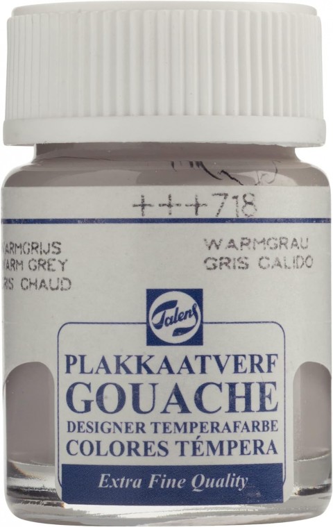 Talens Gouache Jar 16ml Guaj Boya Warm Grey / 718