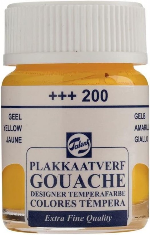 Talens Gouache Jar 16ml Guaj Boya Yellow / 200