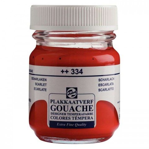 Talens Gouache Jar 50ml Guaj Boya Scarlet / 334
