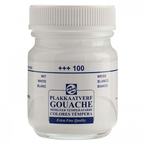 Talens Gouache Jar 50ml Guaj Boya White / 100