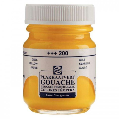 Talens Gouache Jar 50ml Guaj Boya Yellow / 200