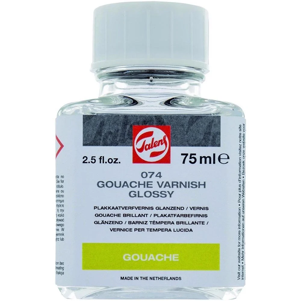 Talens Gouache Varnish Glossy 75ml Guaj Vernik Parlak / 074