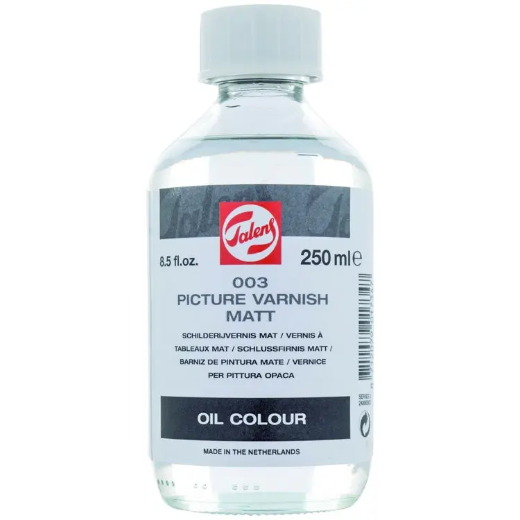 Talens Picture Varnish Glossy 250ml Yağlı Boya Mat Vernik / 003