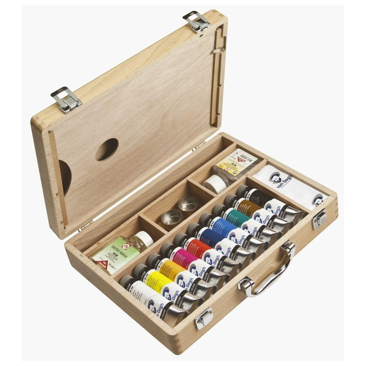 Talens Van Gogh Yağlı Boya Seti Ahşap Kutu Oil Colour Basic Box / RT02840510
