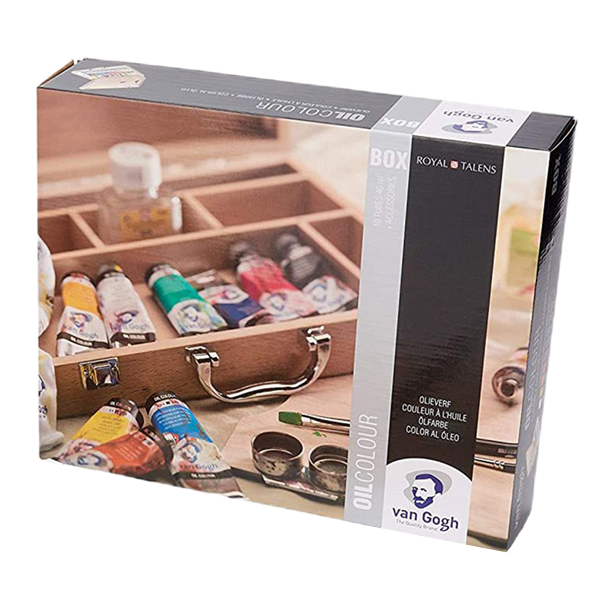 Talens Van Gogh Yağlı Boya Seti Ahşap Kutu Oil Colour Basic Box / RT02840510