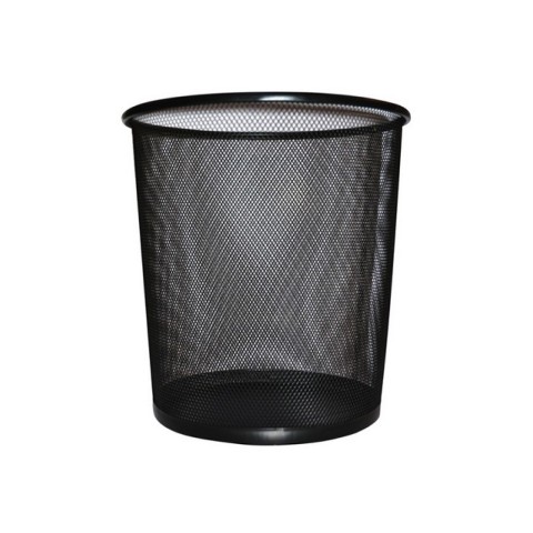 Temat 7000 Siyah Metal File Çöp Kovası