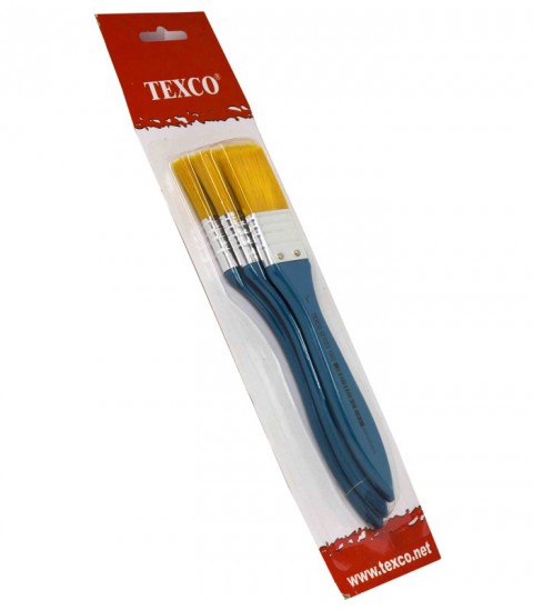Texco 1000 Serisi Zemin Fırçası 3'lü Set Mavi