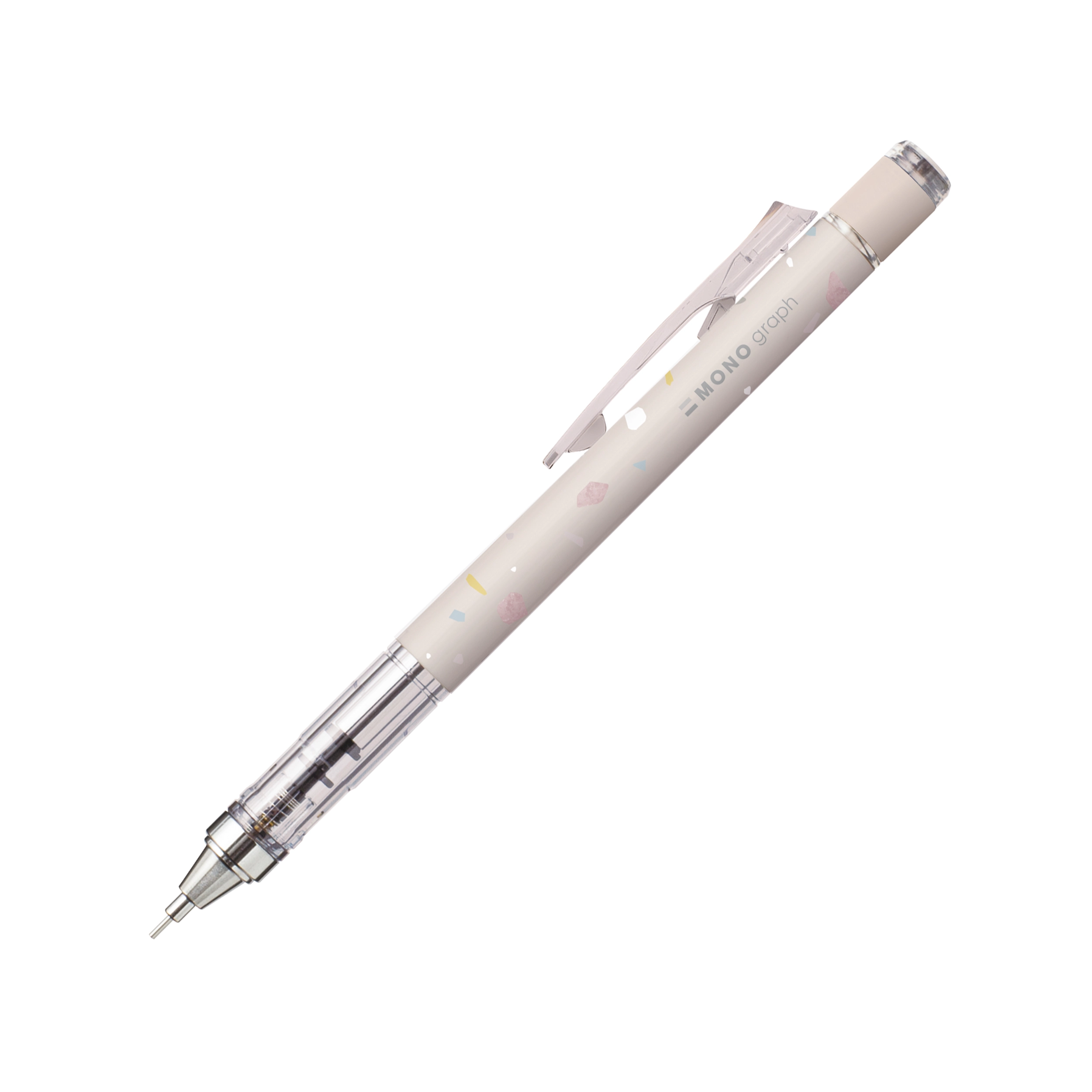 Tombow Mono Graph Terrazzo Color 0.5mm Mekanik Kurşun Kalem - Pink Beige / 142D