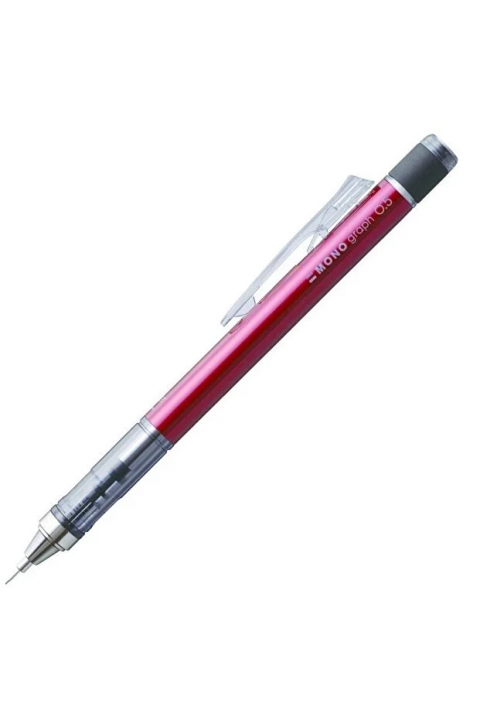 Tombow Mono Graph 0.7mm Mekanik Kurşun Kalem KIRMIZI / MG 31R7