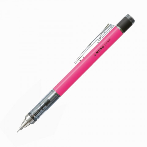 Tombow Mono Graph 0.7mm Mekanik Kurşun Kalem Neon Pembe / MG 83R7