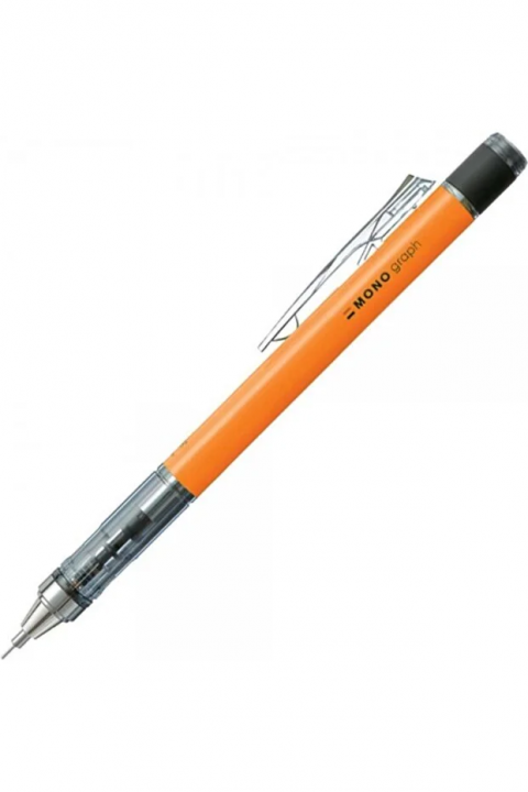 Tombow Mono Graph 0.7mm Mekanik Kurşun Kalem Neon TURUNCU / MG 56R7
