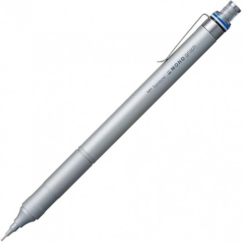 Tombow Mono Graph Fine 0.5mm Mekanik Kurşun Kalem Gümüş / DPA-112A